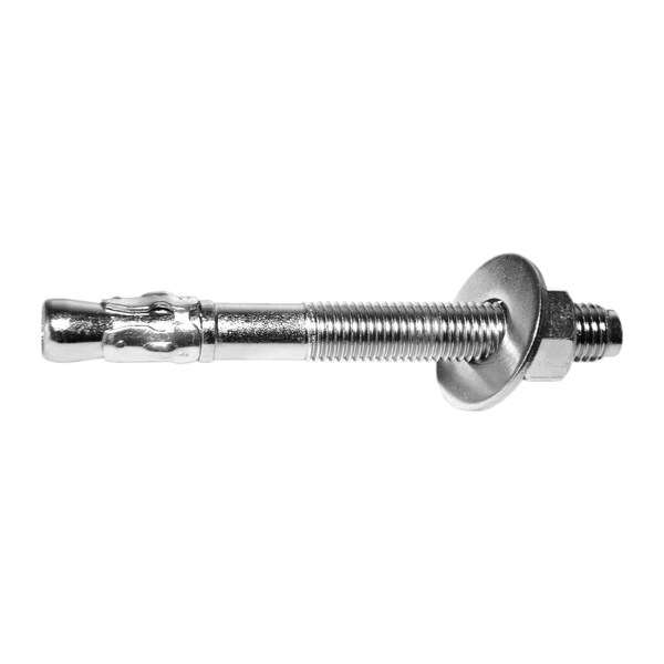 Midwest Fastener Wedge Anchor, 3/4" Dia., 7" L, Steel Zinc Plated, 10 PK 07471 - main